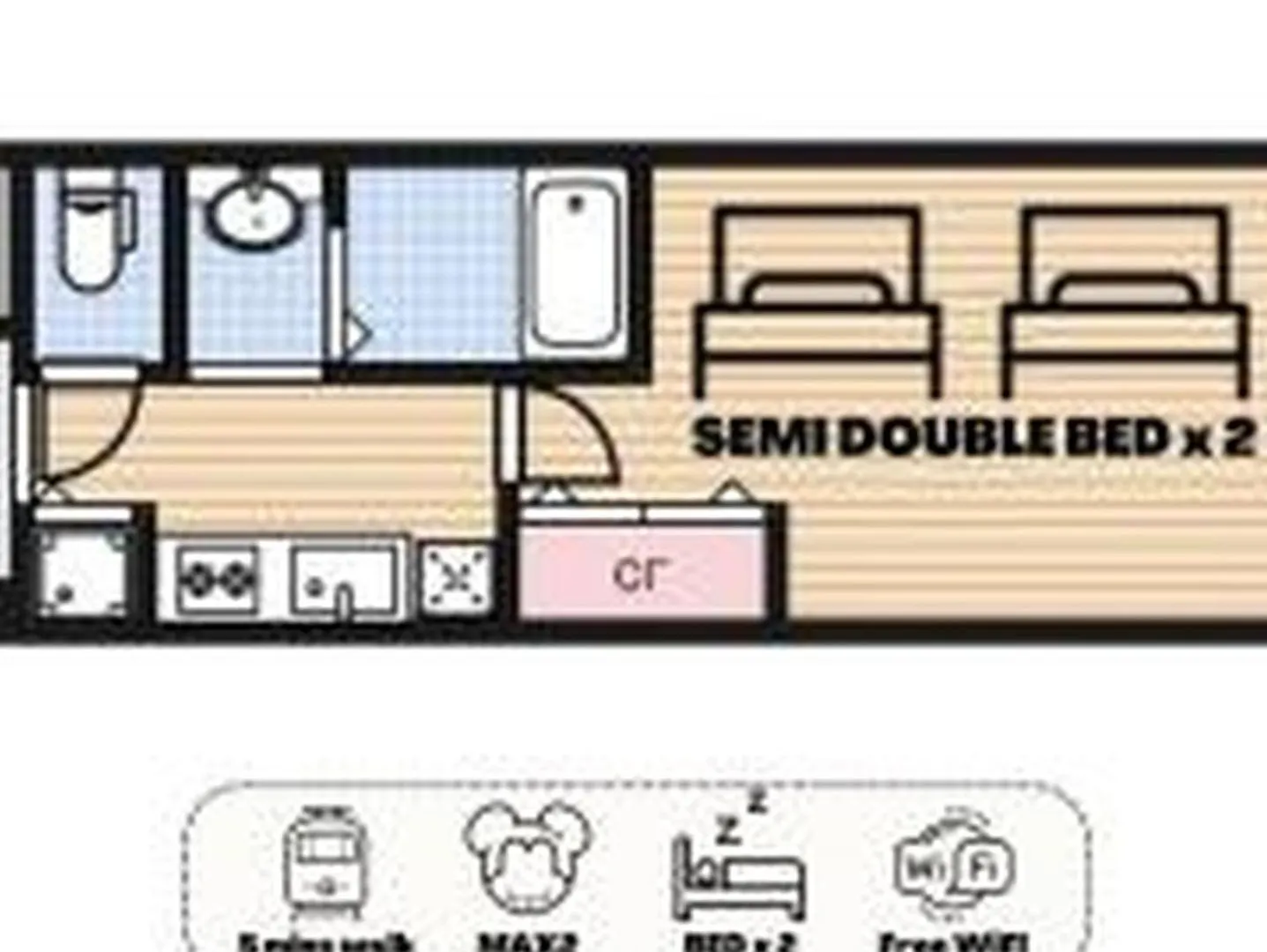 Apartmán Yuki 503 Ósaka 0*,  Japonsko